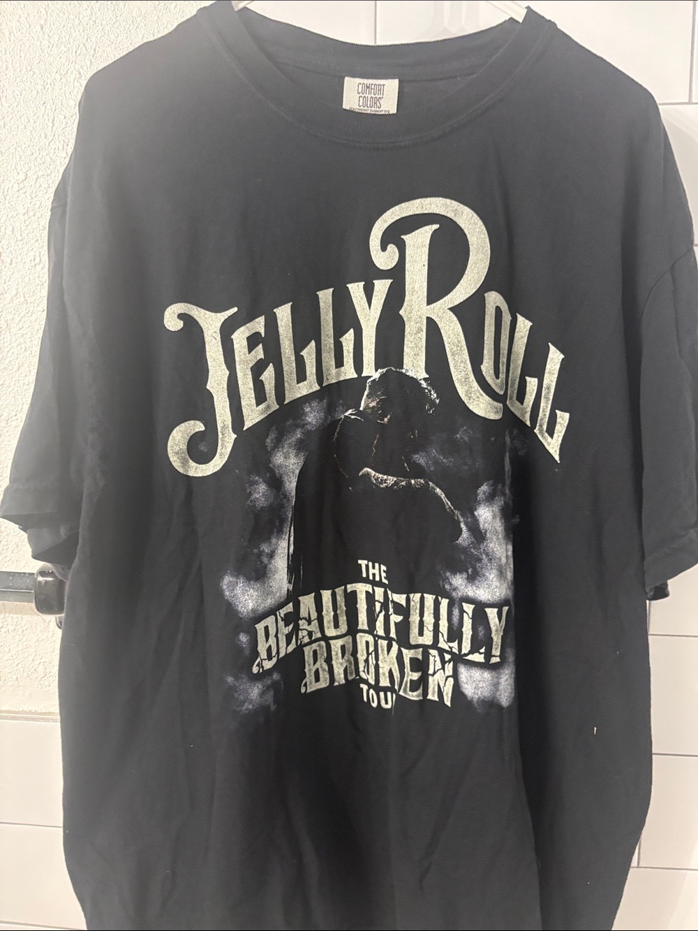 Comfort Colors Black Jelly Roll Graphic Tour Tee